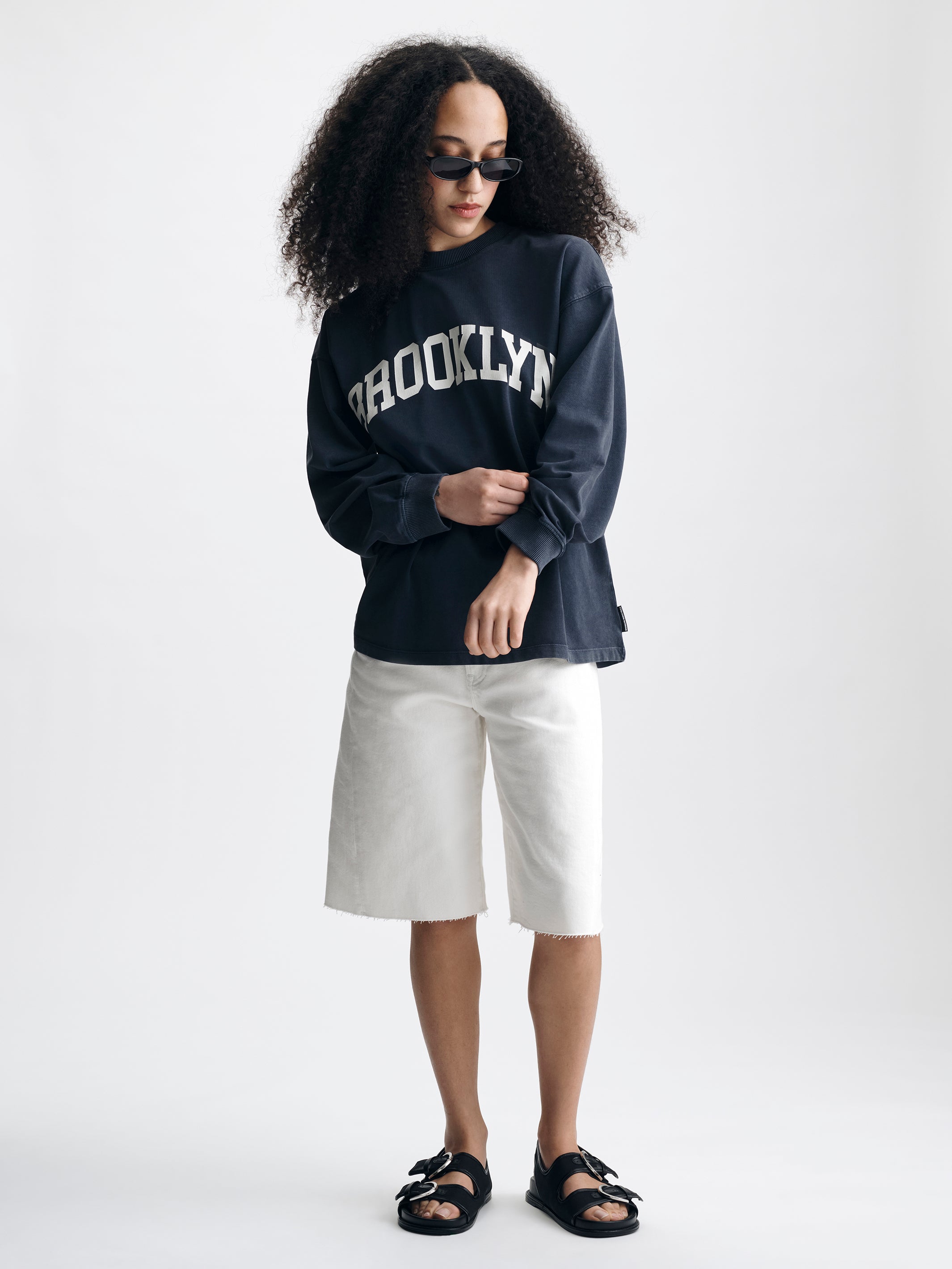 Women's Brooklyn T-Shirt in Ombre Blue - BROOKLYN INDUSTRIES