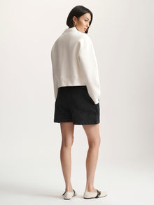 Women's Brooklyn Bomber Jacket In Antique White - BROOKLYN INDUSTRIES
