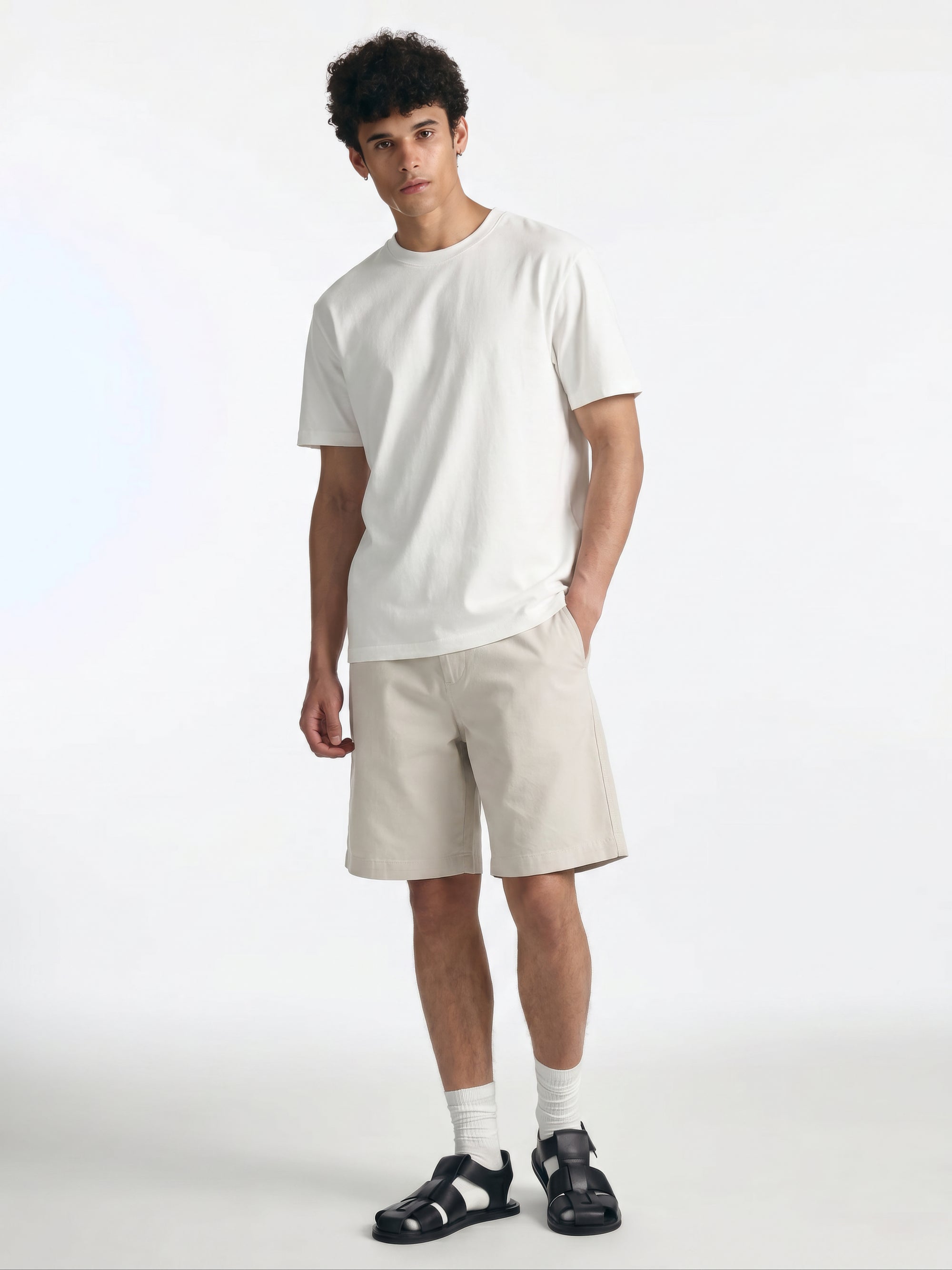 Men's Chino Shorts in Moonstruck - BROOKLYN INDUSTRIES