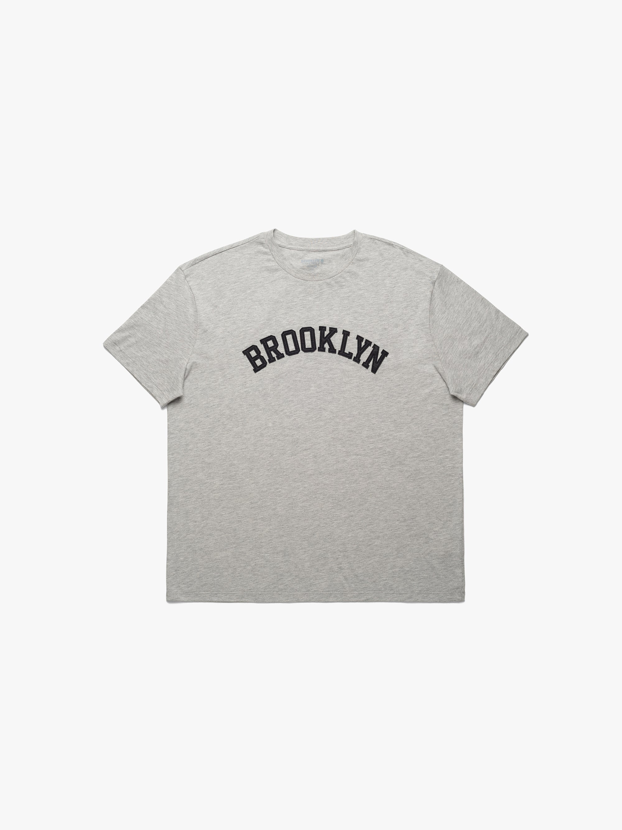 Men's Brooklyn T-Shirt In Grey Melange - BROOKLYN INDUSTRIES