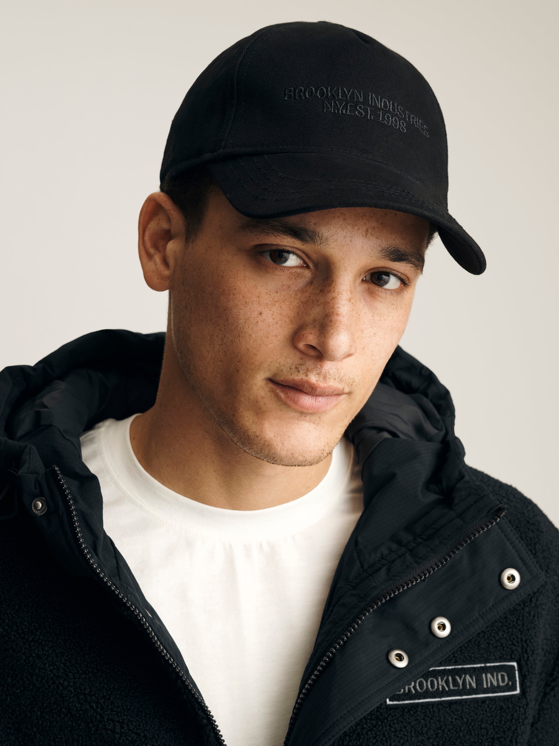 BKI Cap in Black - BROOKLYN INDUSTRIES