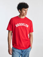 Men's Brooklyn T-Shirt in Goji Berry - BROOKLYN INDUSTRIES