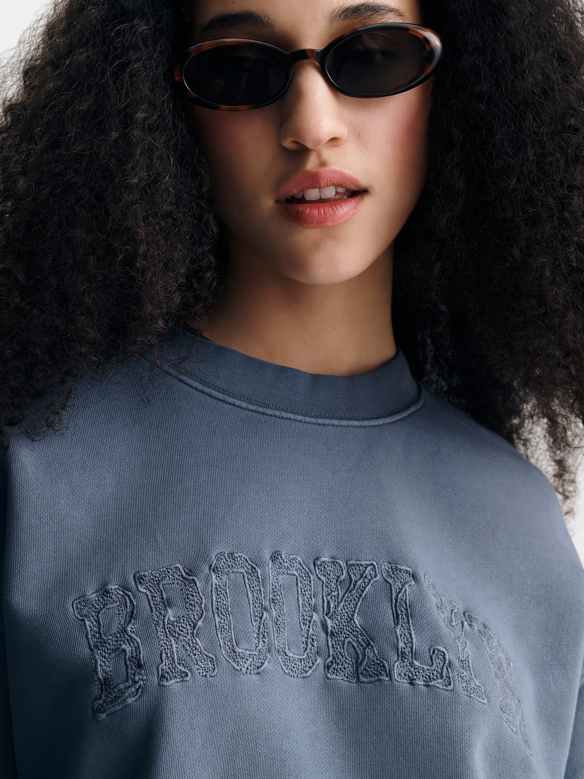 Women's Brooklyn Sweatshirt in Folkstone - BROOKLYN INDUSTRIES