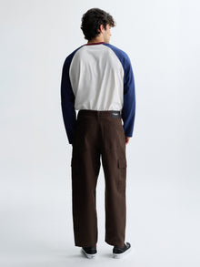 Men's Graham Cargo Pants in Brown Stone Canvas - BROOKLYN INDUSTRIES