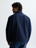 Men's Logo Coaches Jacket in Navy Blazer - BROOKLYN INDUSTRIES