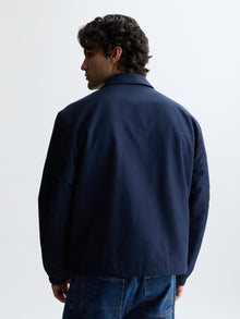 Men's Logo Coaches Jacket in Navy Blazer - BROOKLYN INDUSTRIES