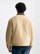 Men's Leonard Canvas Jacket in Camel Canvas - BROOKLYN INDUSTRIES