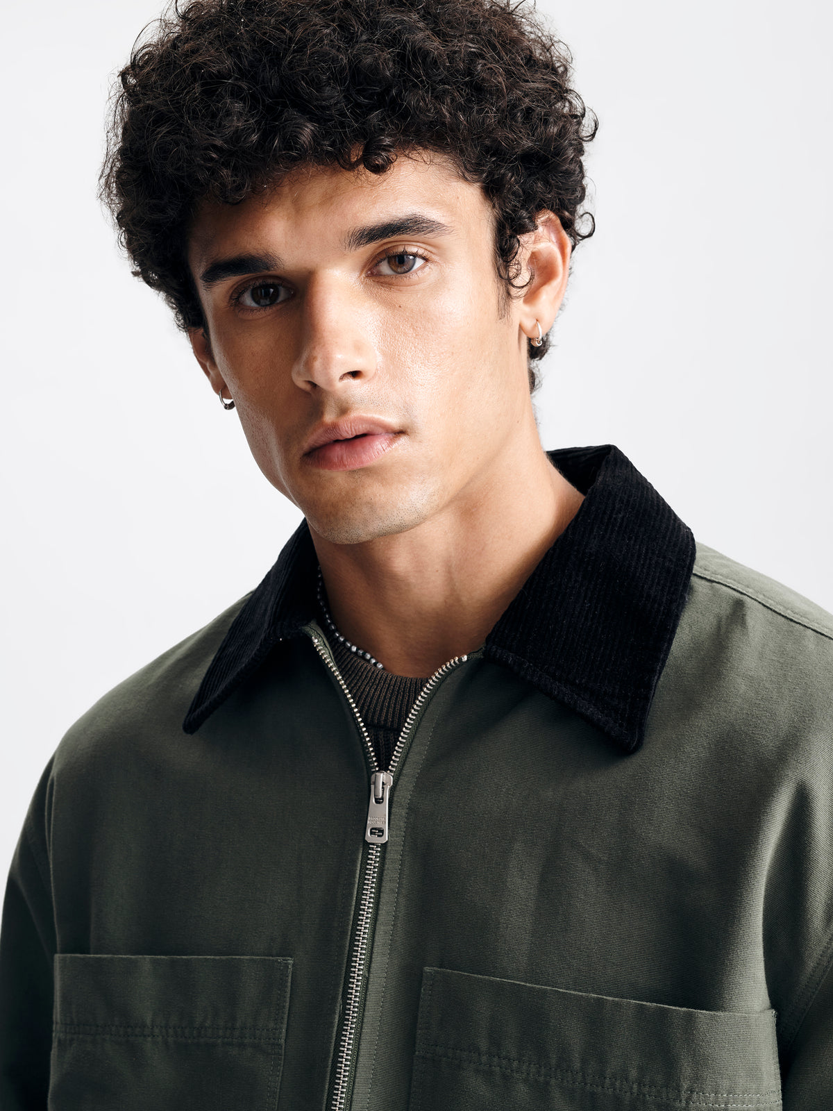 Men's Oversized Utility Overshirt in Thyme - BROOKLYN INDUSTRIES