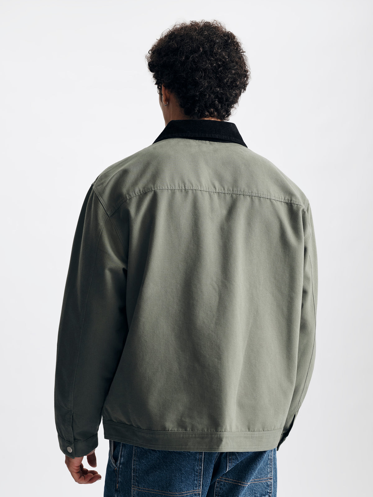 Men's Oversized Utility Overshirt in Thyme - BROOKLYN INDUSTRIES