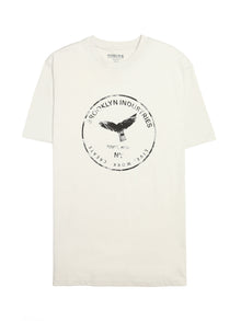 Men's Eagle Stamp T-shirt in Luna Rock - BROOKLYN INDUSTRIES