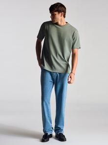 Men's Basic T-Shirt In Agave Green - BROOKLYN INDUSTRIES