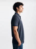 Men's Logo Polo T-Shirt in Ombre Blue - BROOKLYN INDUSTRIES