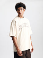 Men's Oversized Brooklyn T-Shirt in Summer Sand - BROOKLYN INDUSTRIES