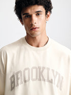 Men's Oversized Brooklyn T-Shirt in Summer Sand - BROOKLYN INDUSTRIES