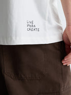 Men's BKLYN Cassette Tape T-Shirt in Antique White - BROOKLYN INDUSTRIES