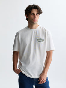 Men's Water Tower T-Shirt in Antique White - BROOKLYN INDUSTRIES