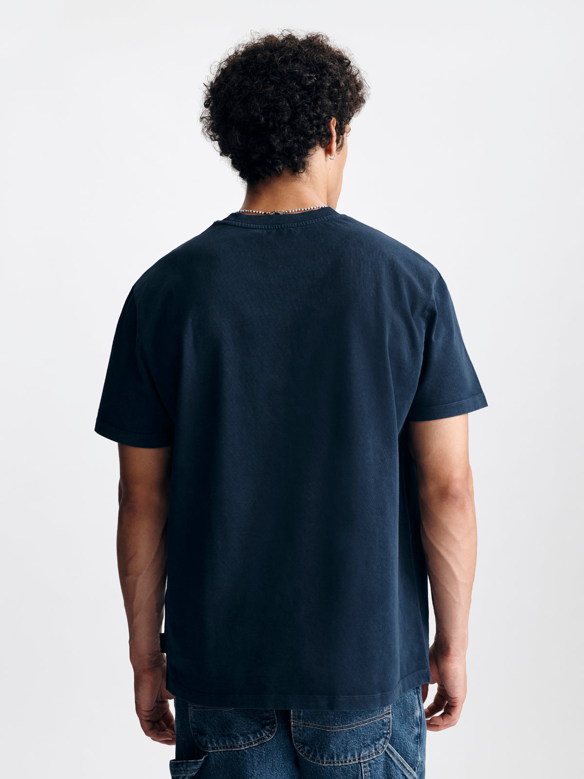 Men's Seeking the Positive T-Shirt in Naval Academy - BROOKLYN INDUSTRIES