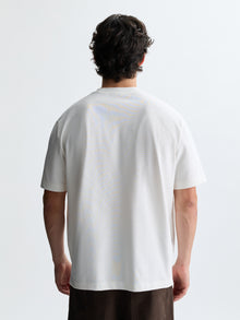 Men's Logo T-Shirt in Antique White - BROOKLYN INDUSTRIES