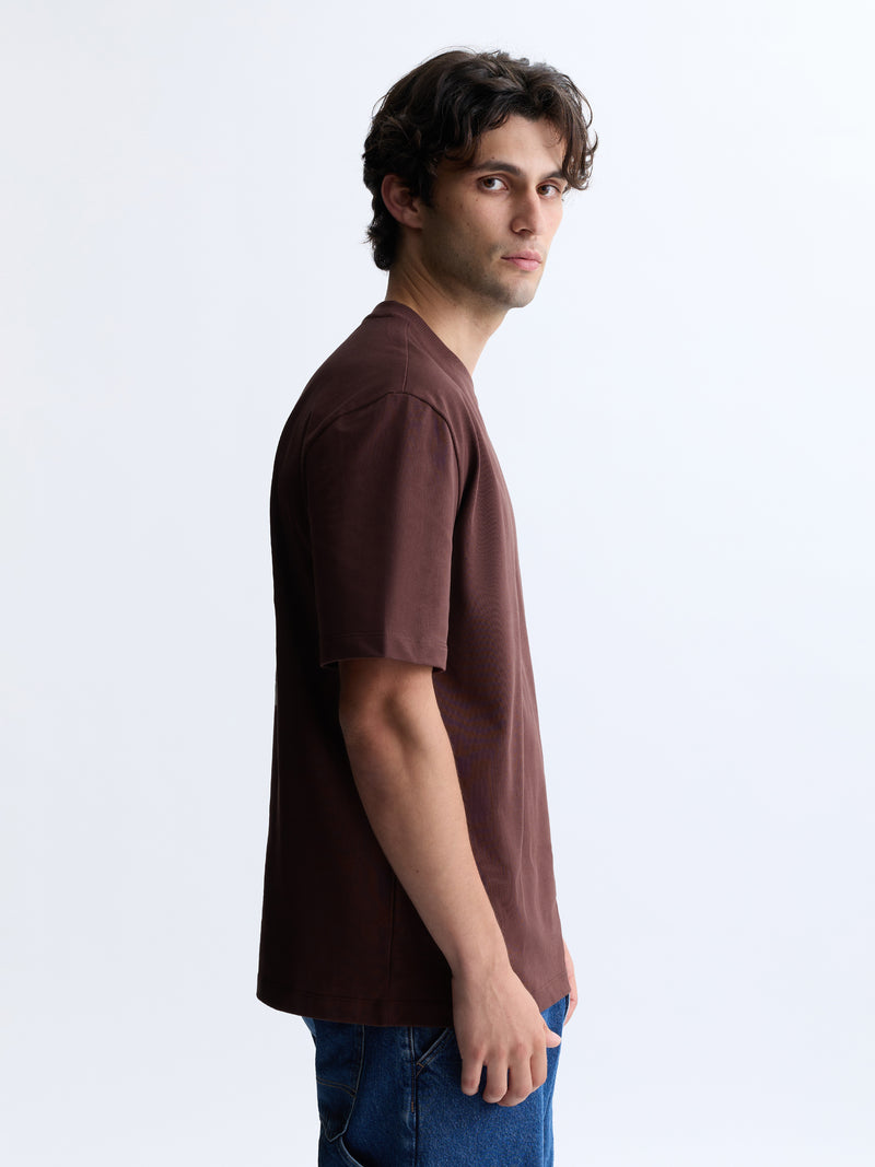 Men's Water Tower Logo T-Shirt in Chicory Coffee - BROOKLYN INDUSTRIES