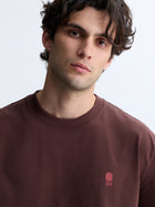 Men's Water Tower Logo T-Shirt in Chicory Coffee - BROOKLYN INDUSTRIES