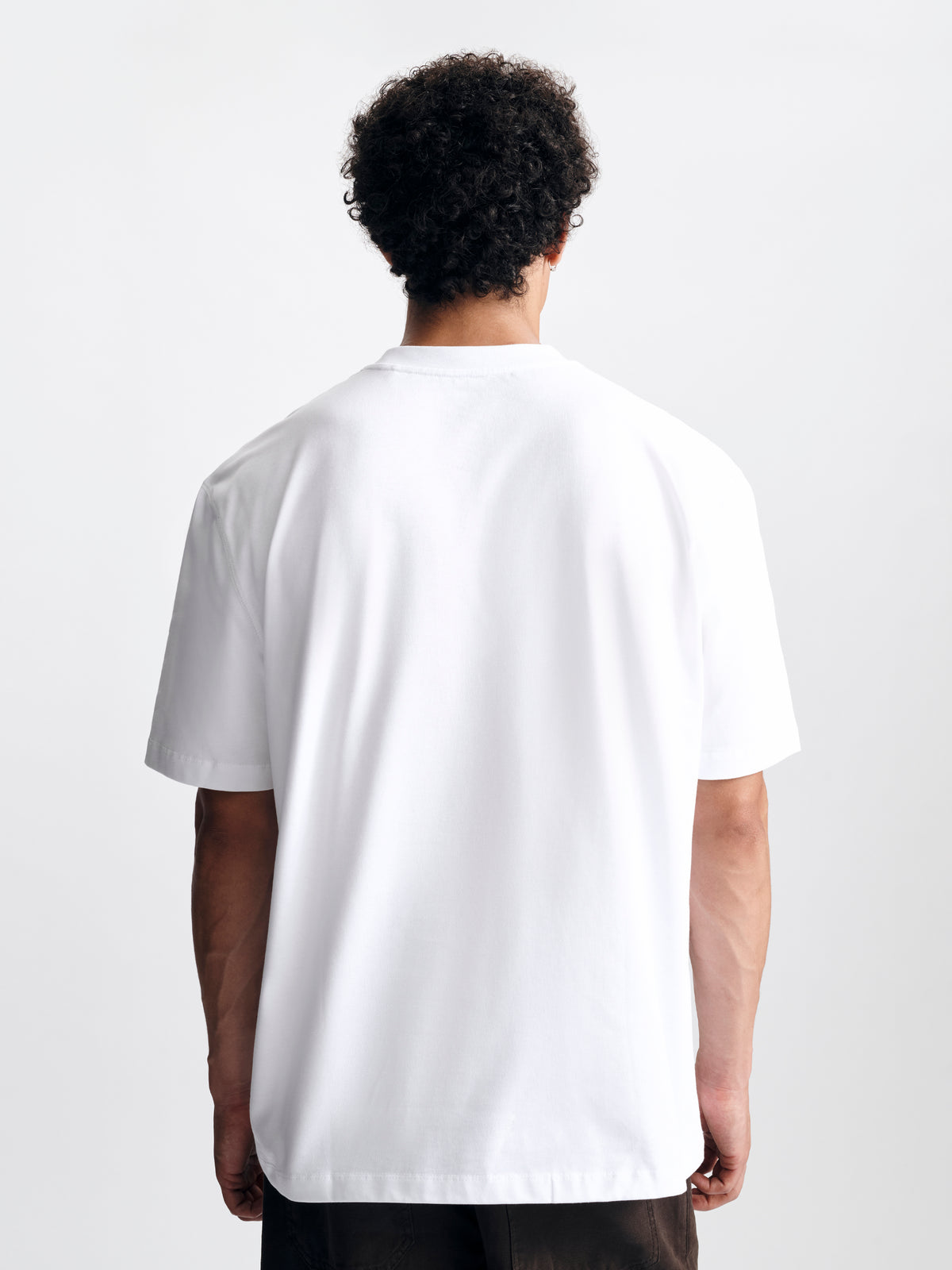 Men's Logo T-Shirt in White - BROOKLYN INDUSTRIES