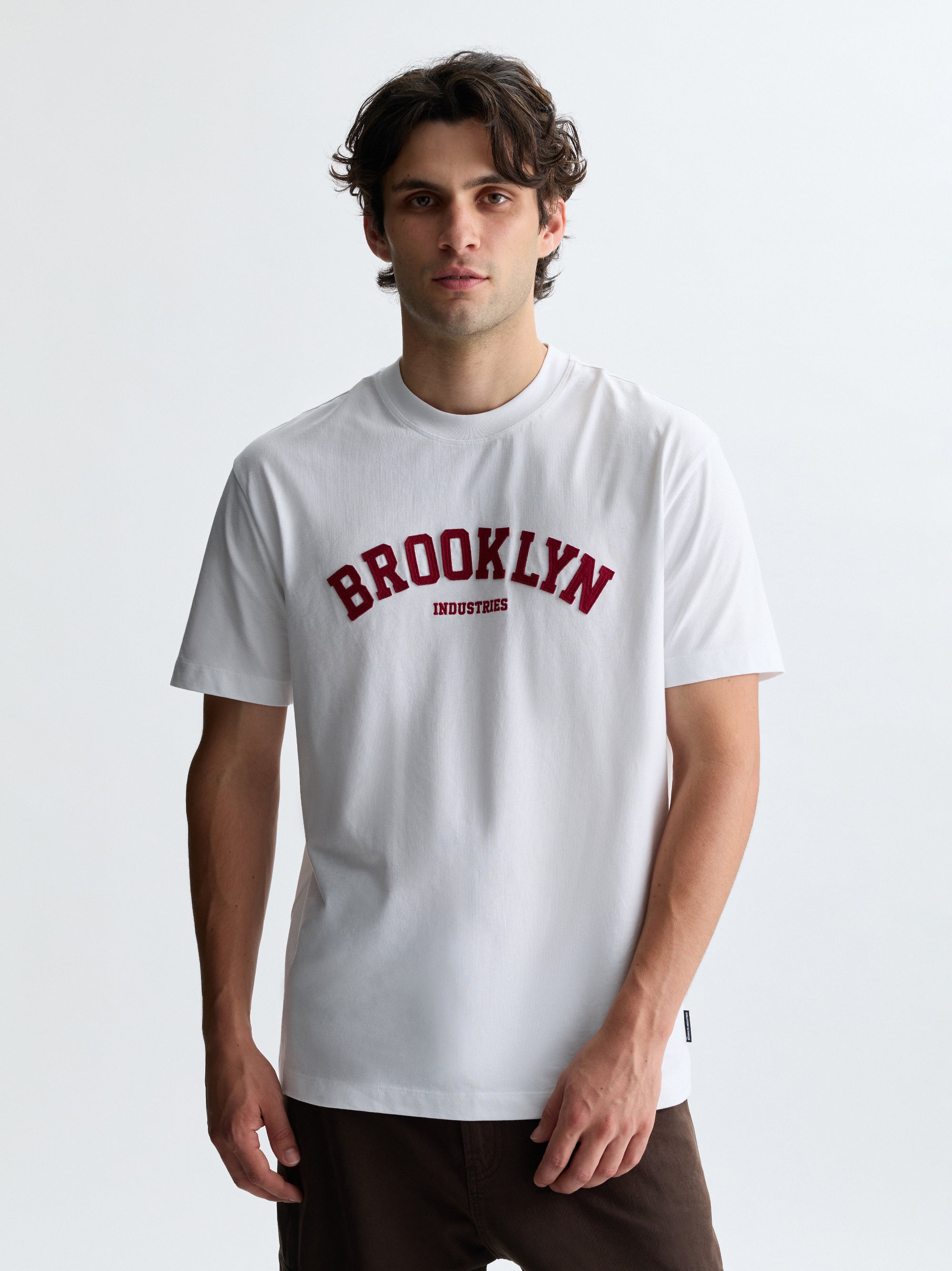 Men's Brooklyn T-Shirt in White - BROOKLYN INDUSTRIES