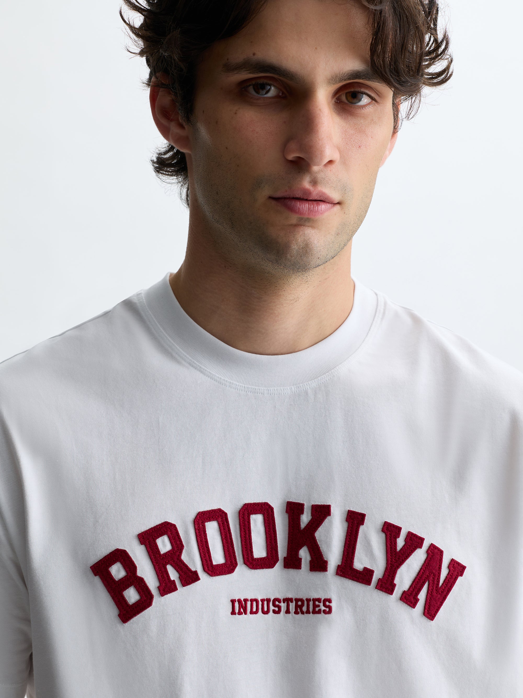 Men's Brooklyn T-Shirt in White - BROOKLYN INDUSTRIES