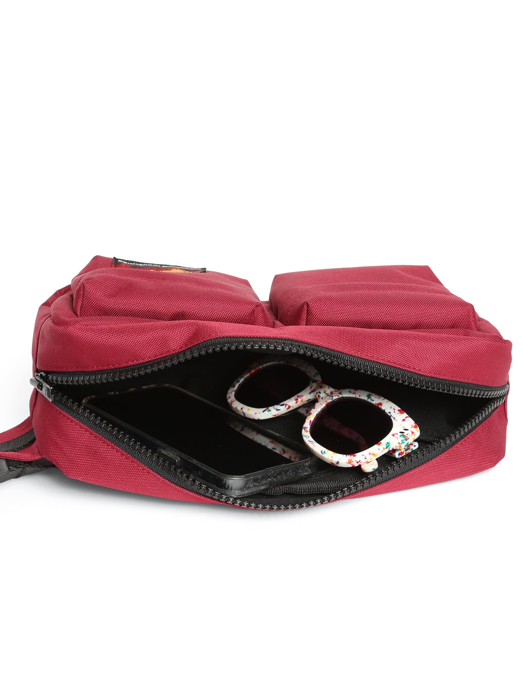 Burgundy fanny pack best sale