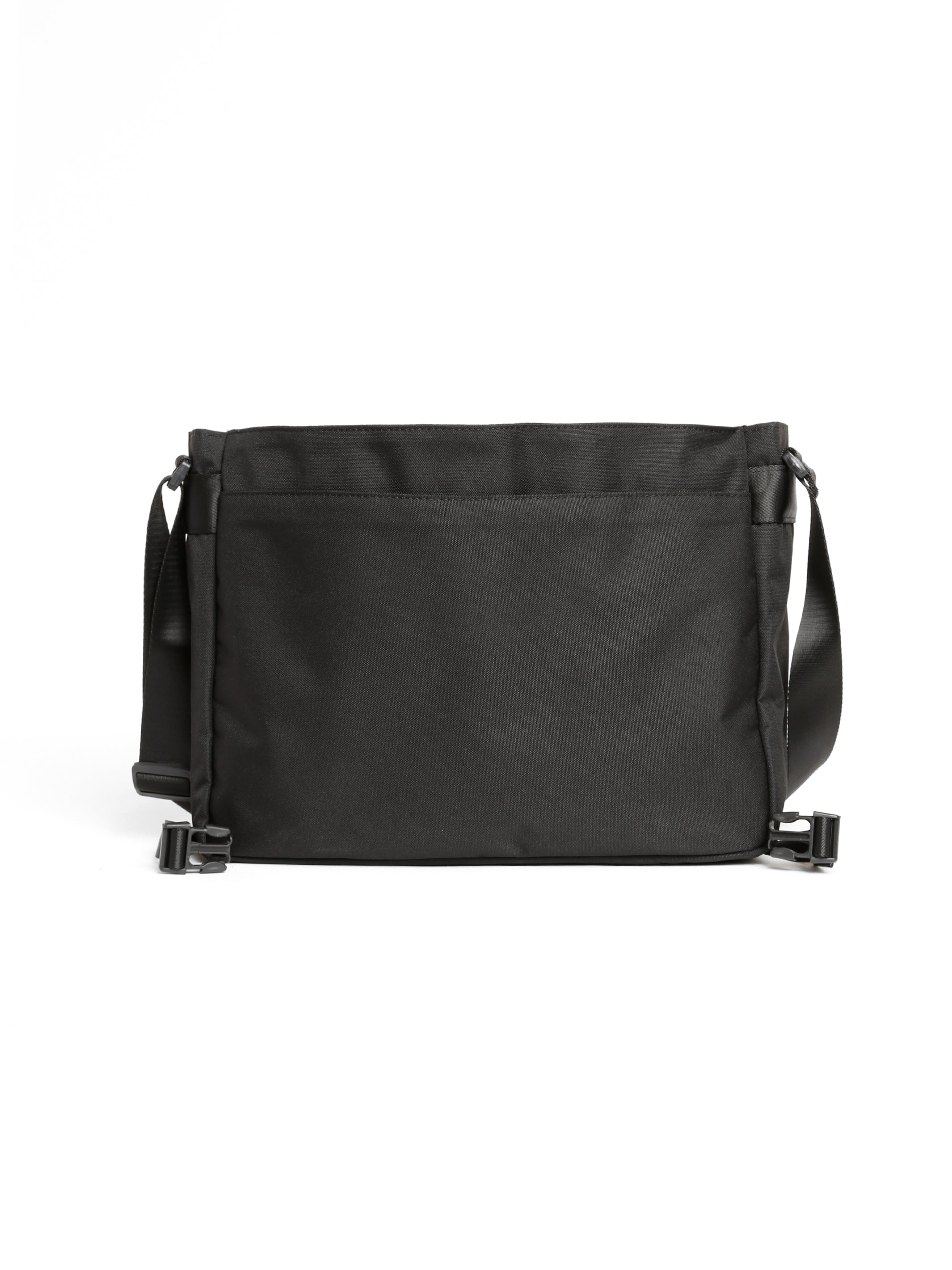 Crossbody Biker Messenger Bag in Black - BROOKLYN INDUSTRIES