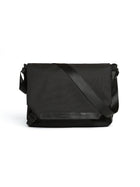 Crossbody Biker Messenger Bag in Black - BROOKLYN INDUSTRIES