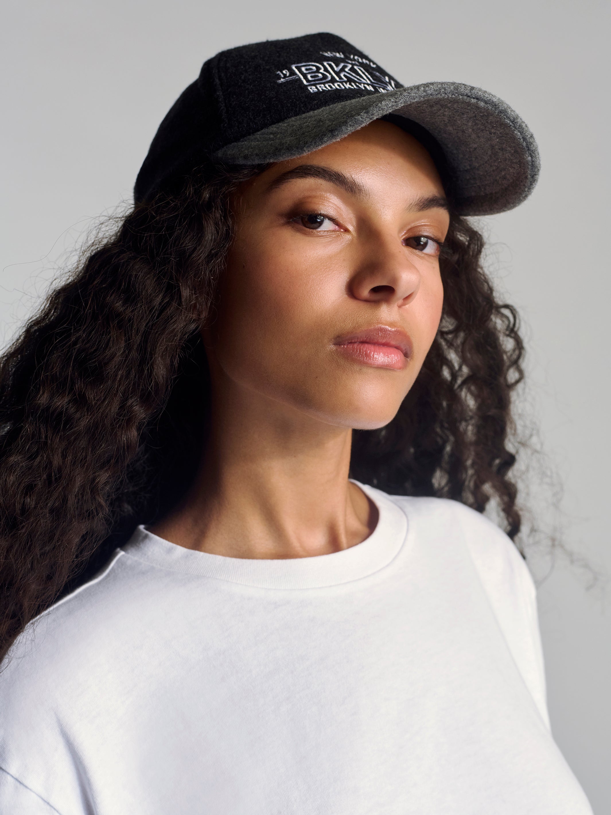 BKLYN Logo Cap in Dark Grey | Brooklyn Industries