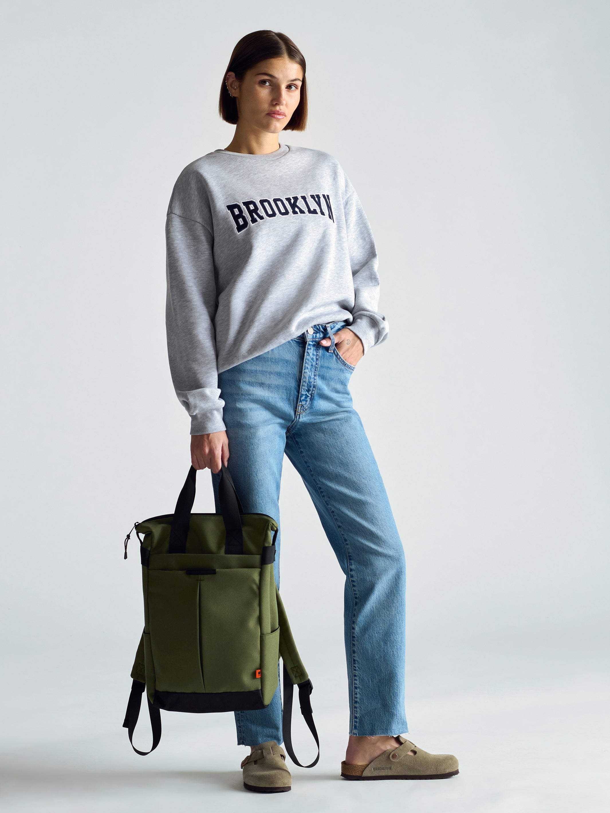 Brooklyn Industries Utility Backpack in Khaki Brooklyn Industries Utility Backpack in Khaki