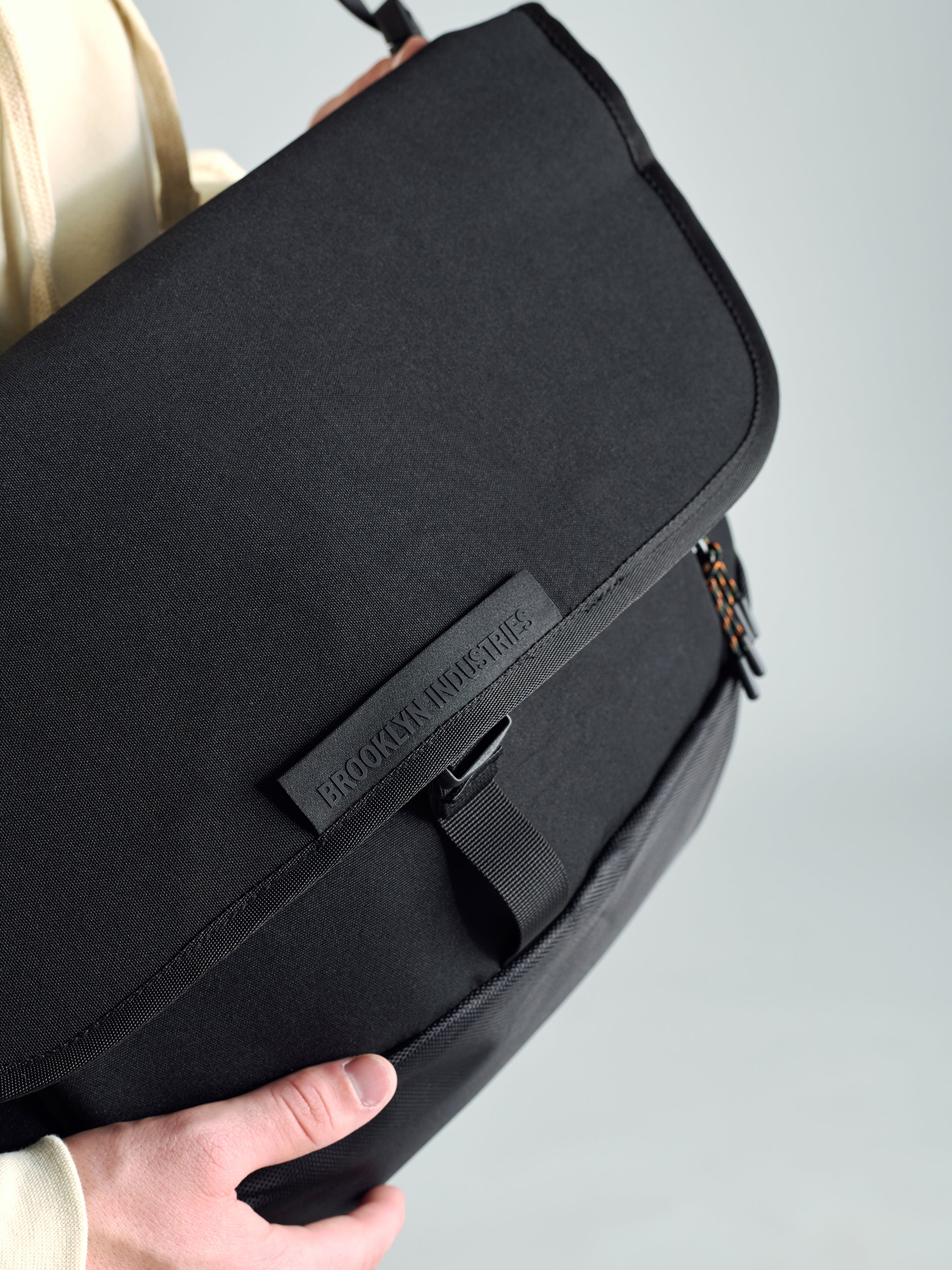 Brooklyn Industries Utility Messenger Bag in Black