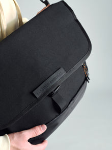 Utility Messenger Bag in Black - BROOKLYN INDUSTRIES