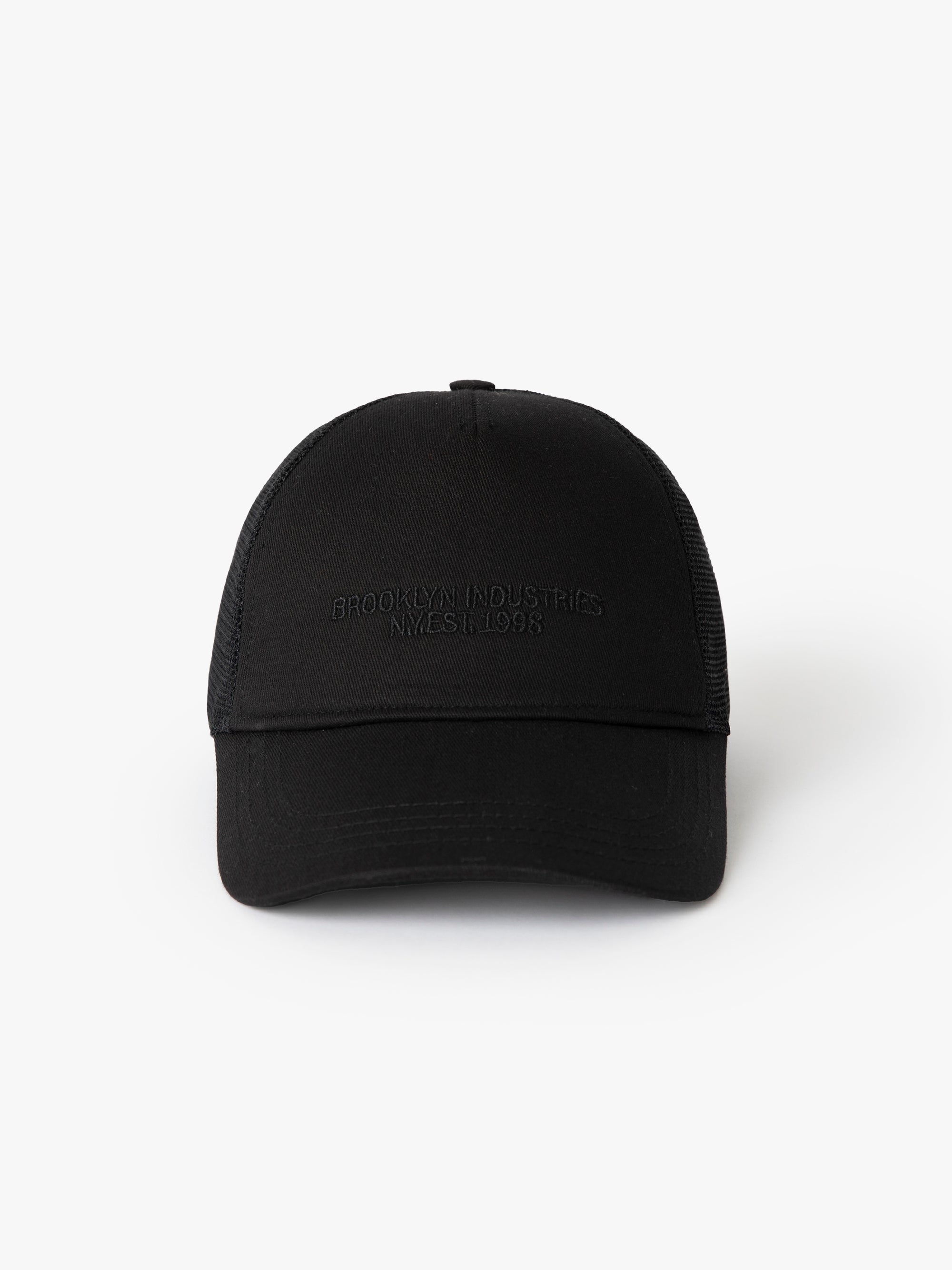 Logo Cap in Black - BROOKLYN INDUSTRIES