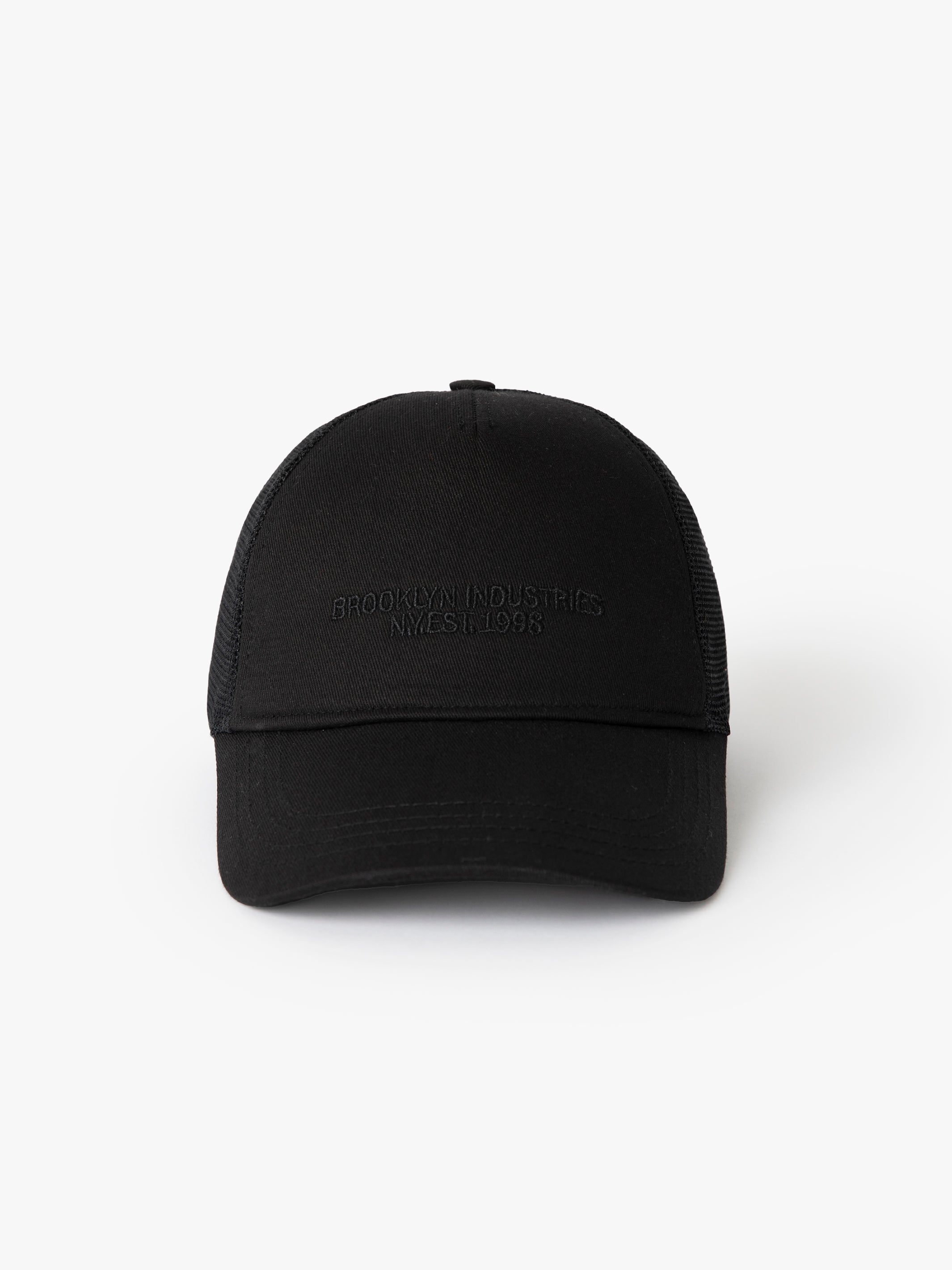 Logo Cap in Black - BROOKLYN INDUSTRIES