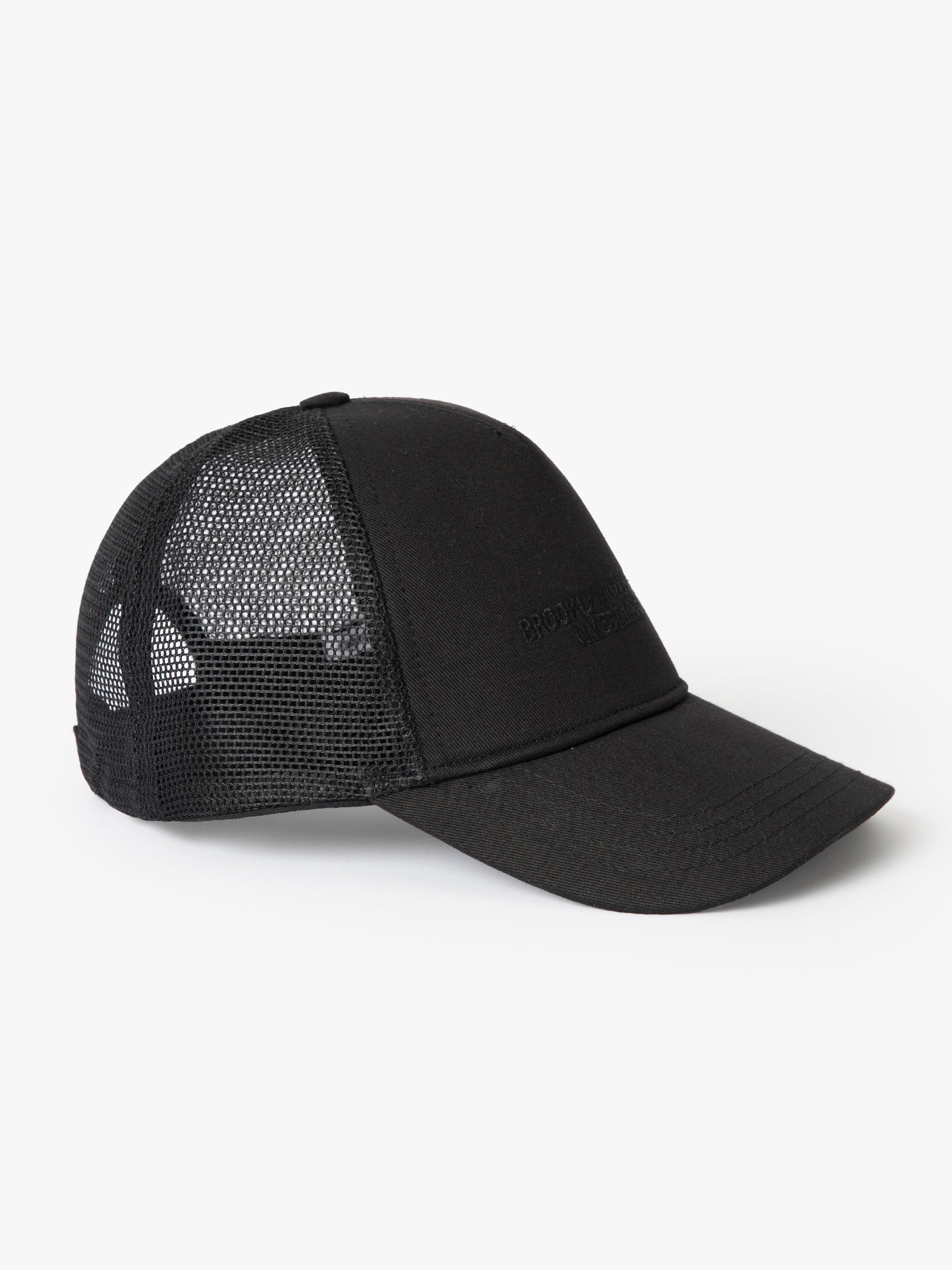 Logo Cap in Black - BROOKLYN INDUSTRIES