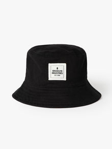 Logo Bucket Hat in Black - BROOKLYN INDUSTRIES