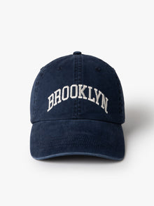 Brooklyn Varsity Cap in Dark Denim - BROOKLYN INDUSTRIES