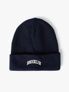 Ribbed Brooklyn Beanie in Navy - BROOKLYN INDUSTRIES