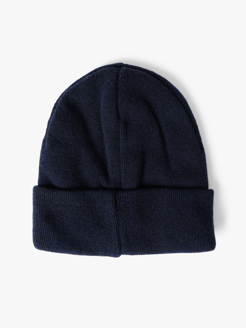 Ribbed Brooklyn Beanie in Navy - BROOKLYN INDUSTRIES