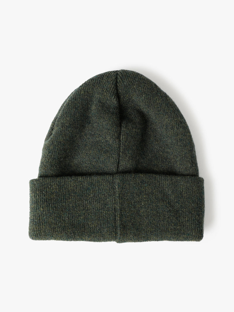 Ribbed Brooklyn Beanie in Pine Green - BROOKLYN INDUSTRIES
