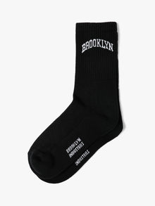 Men's Brooklyn Boot Socks in Black - BROOKLYN INDUSTRIES