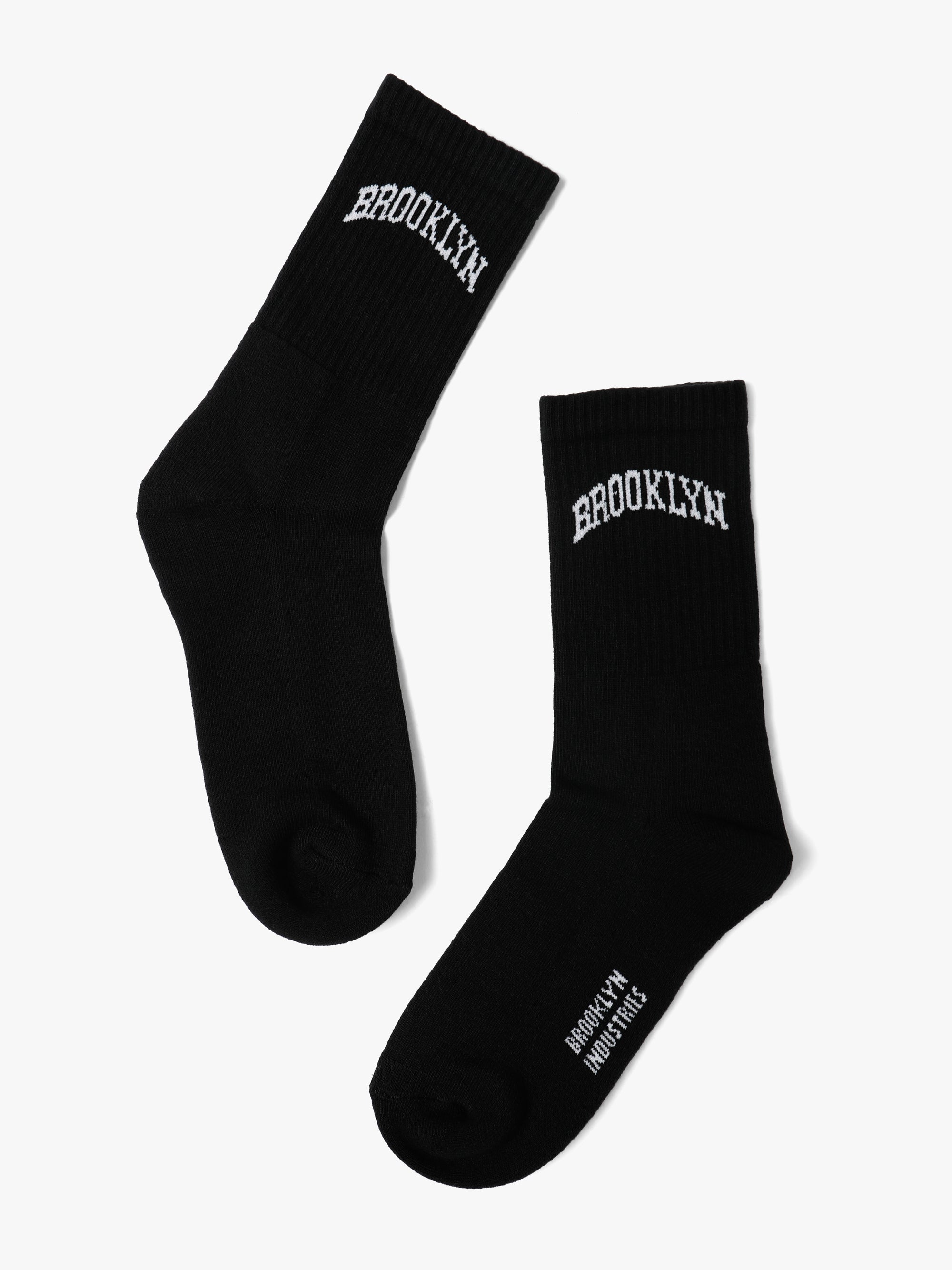 Men's Brooklyn Boot Socks in Black - BROOKLYN INDUSTRIES