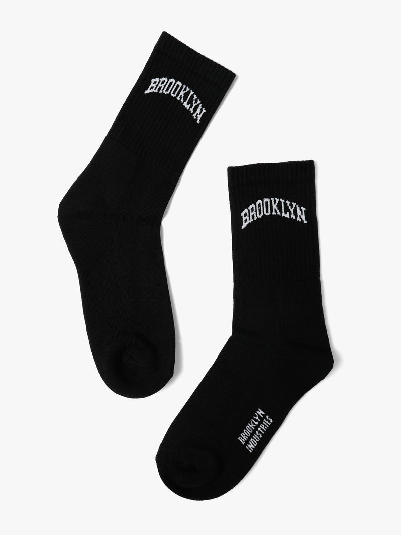 Men's Brooklyn Boot Socks in Black - BROOKLYN INDUSTRIES
