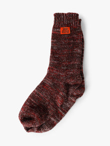 Men's Logo Tab Boot Socks in Paprika
