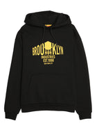 Men's Water Tower Hoodie in Jet Black - BROOKLYN INDUSTRIES