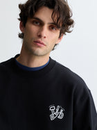 Men's Tools Crew Neck Sweatshirt in Black - BROOKLYN INDUSTRIES