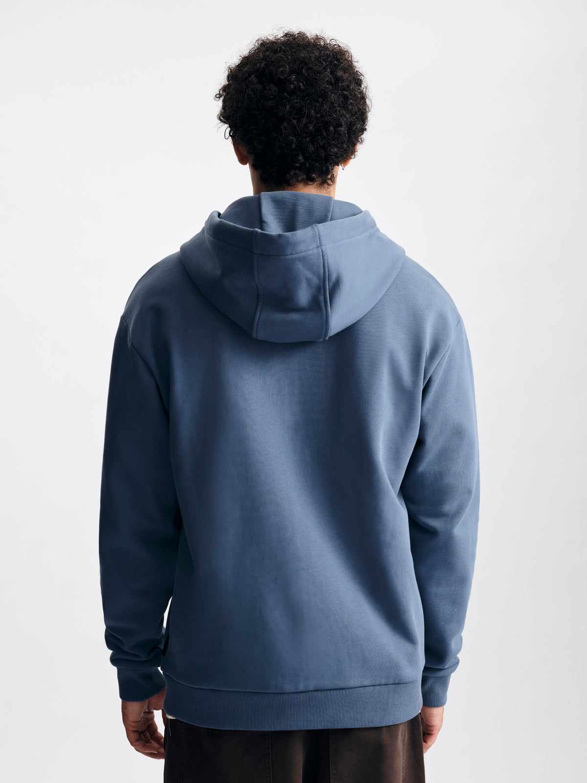 Men's Brooklyn Zip-Up Hoodie in Vintage Indigo - BROOKLYN INDUSTRIES