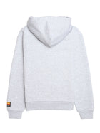 Women's BKLYN Printed Hoodie in Grey Melange - BROOKLYN INDUSTRIES